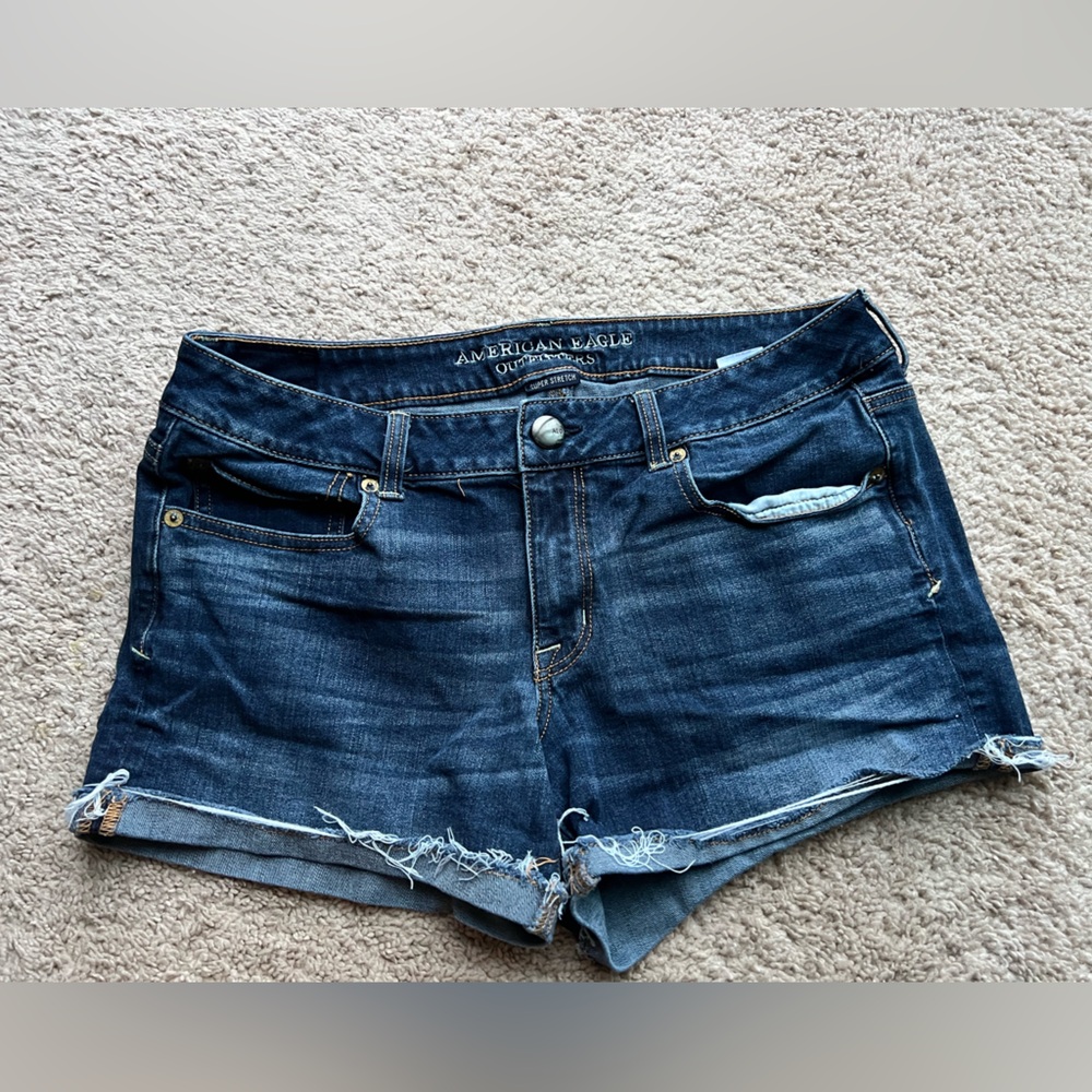 American Eagle Shortie Denim Shorts